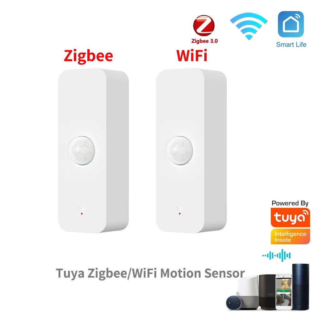 Home Security Alexa - Tuya WiFi Zigbee PIR Motion Sensor