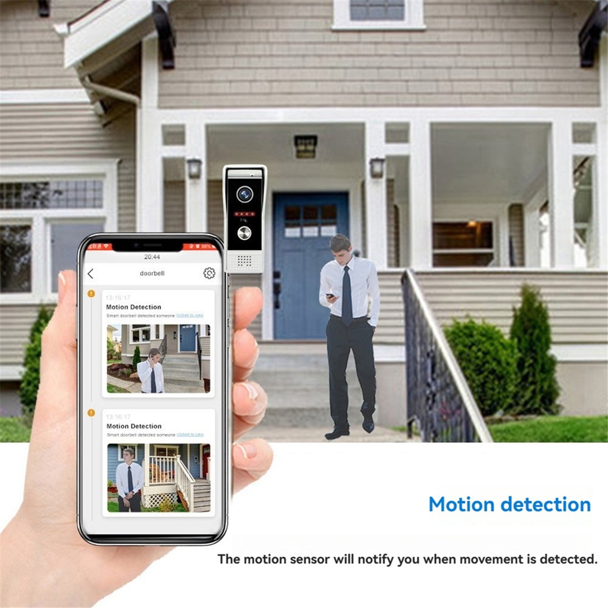 Home Security Uk - doyme TUYA Wifi Video Doorbell Intercom