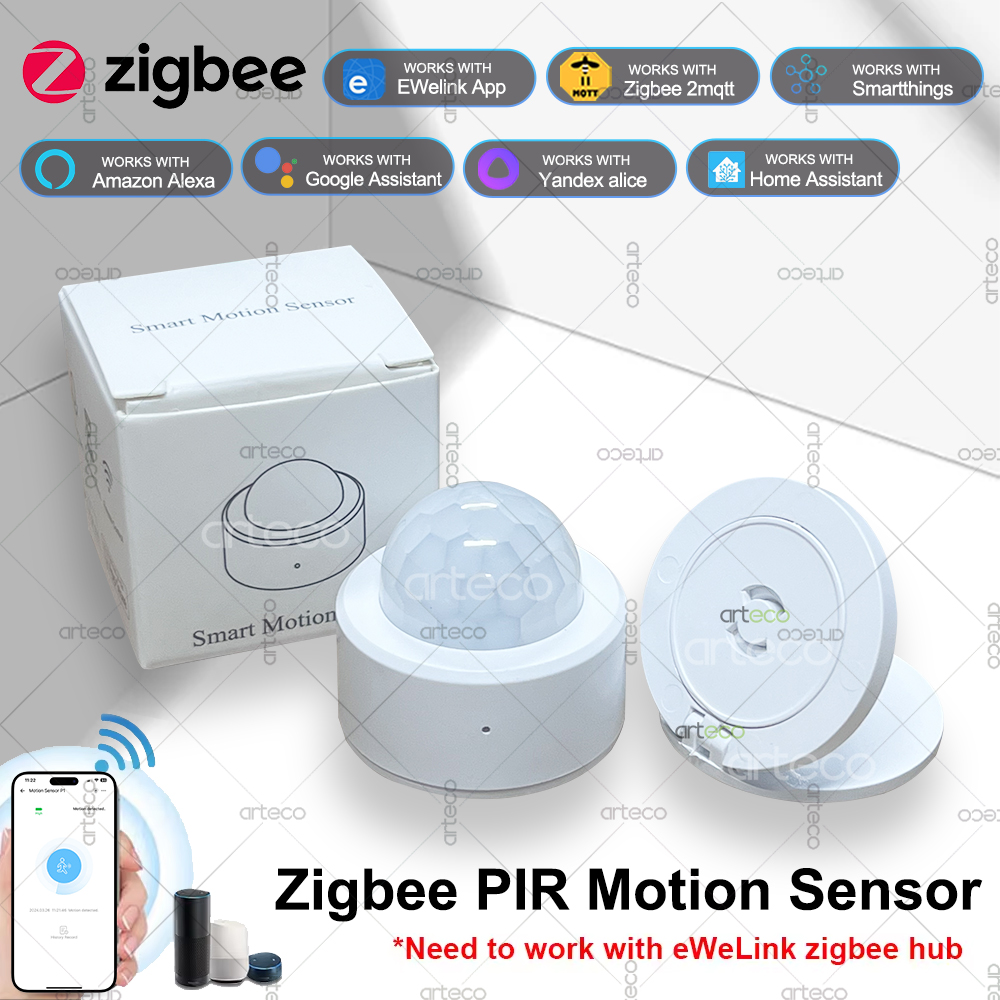 Home Security Alexa - Ewelink Zigbee PIR Motion Sensor Human