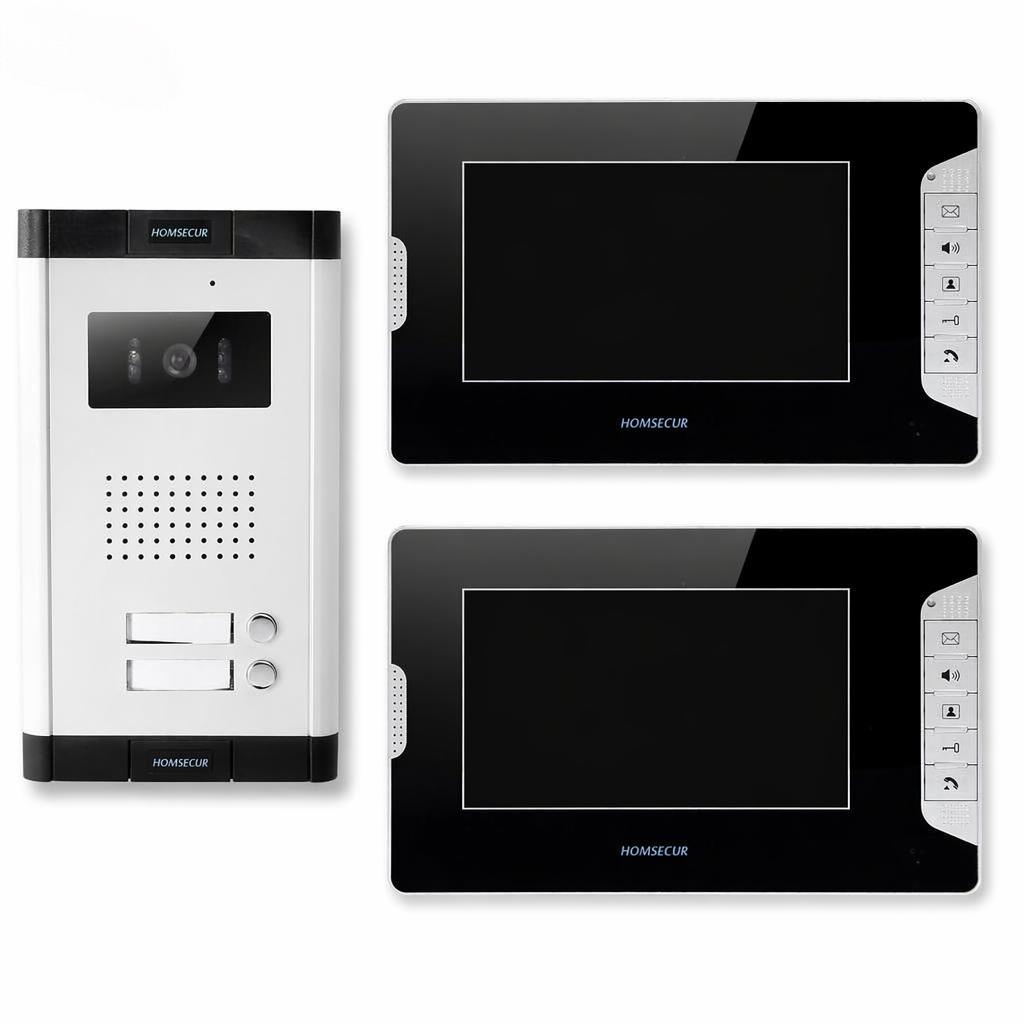 Home Security Monitoring System - 4 Wire 2 Family Video Door