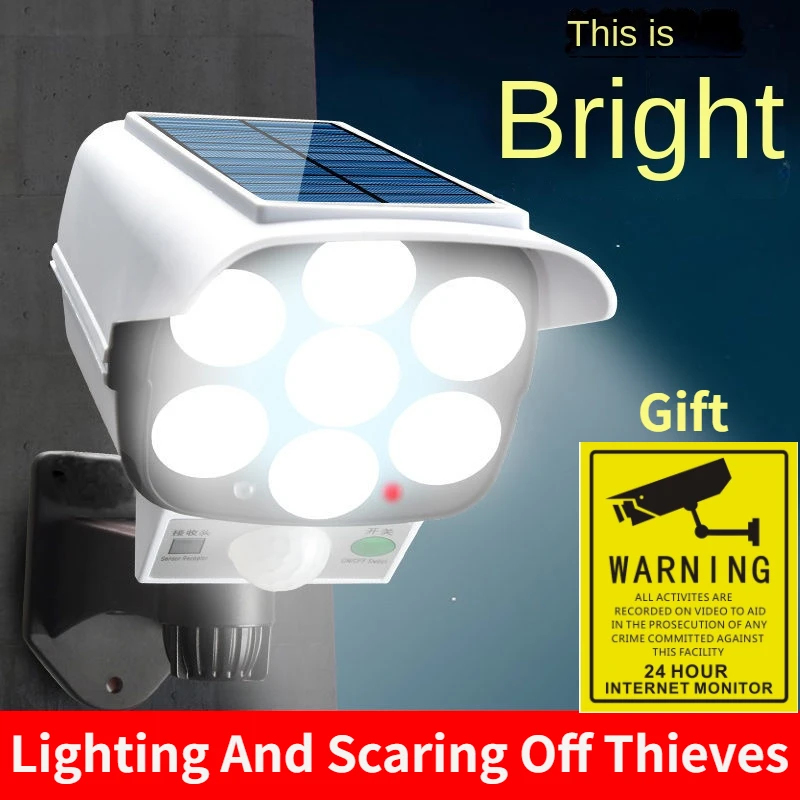 Home Security Outdoor - Outdoor Solar Light Motion Sensor Security