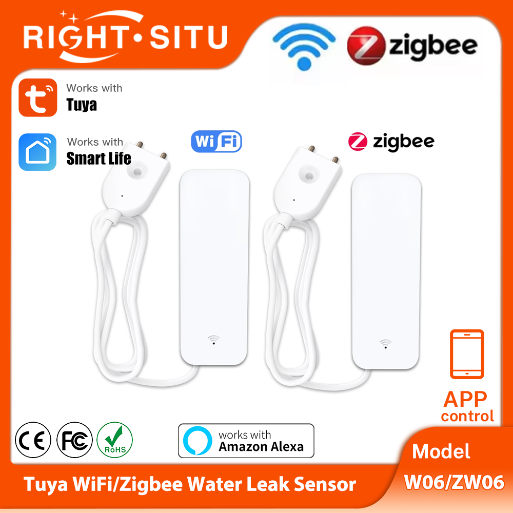 Home Security Alexa - Tuya WiFi Zigbee Water Sensor Smart