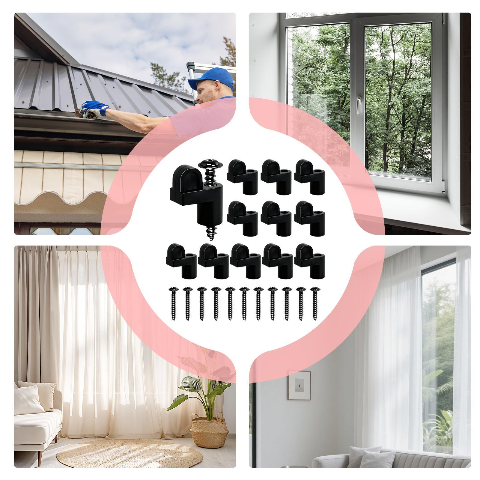 Window Screen Clips 3/8-Inch L - Home Security Ring review and price