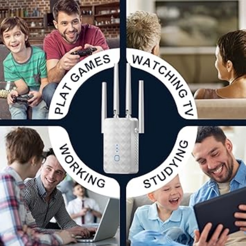 1200Mbps Dual Band WiFi Repeat - Home Security Outdoor review and price