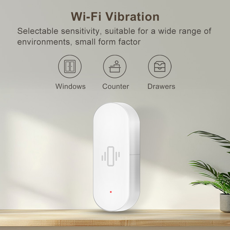 Tuya WiFi Vibration Sensor, Se - Home Security Alexa review and price