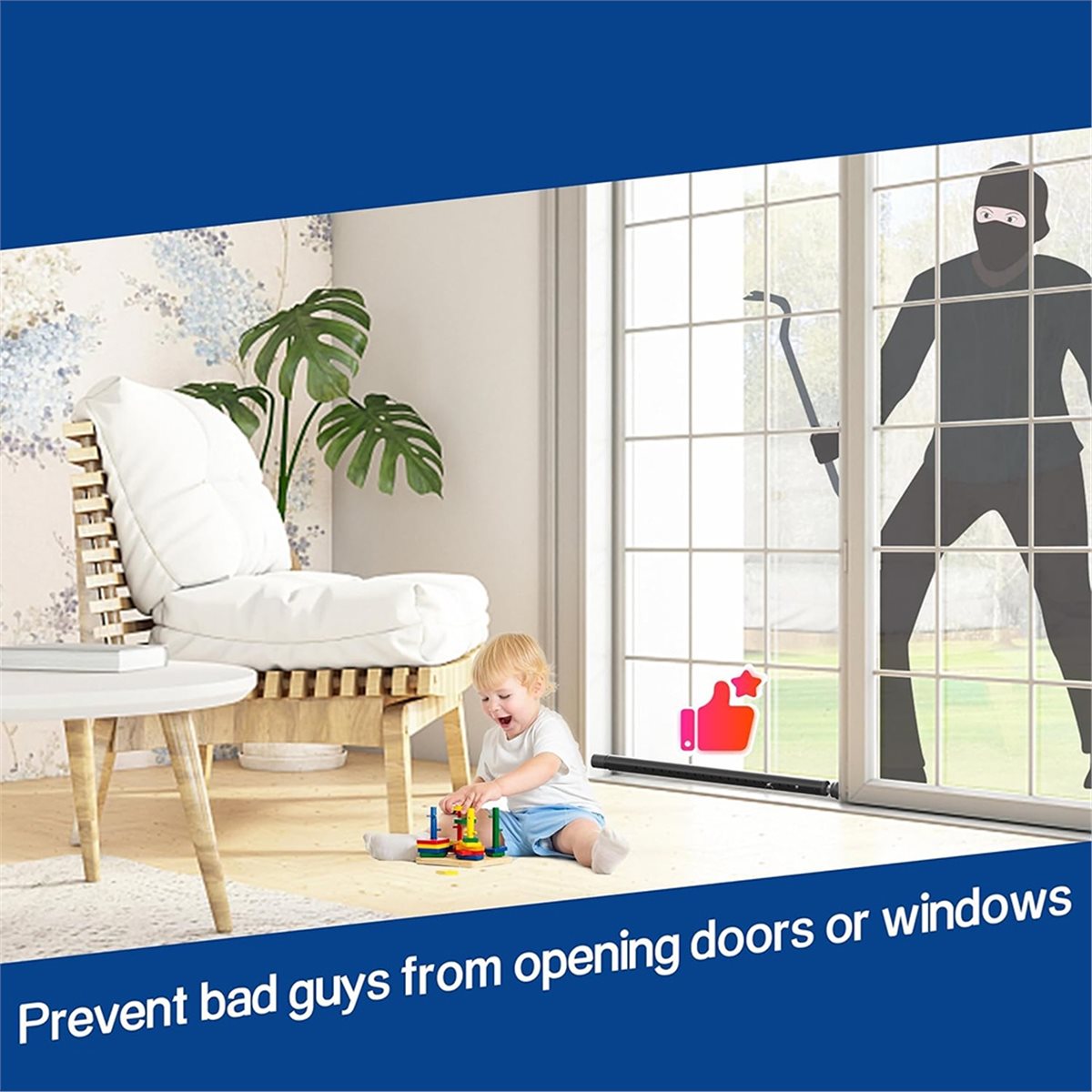 A20I Sliding Door Security Bar - Home Security Bars review and price
