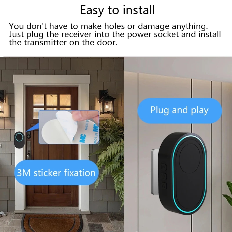 Wireless Doorbell Outdoor Welc - Home Security Uk review and price