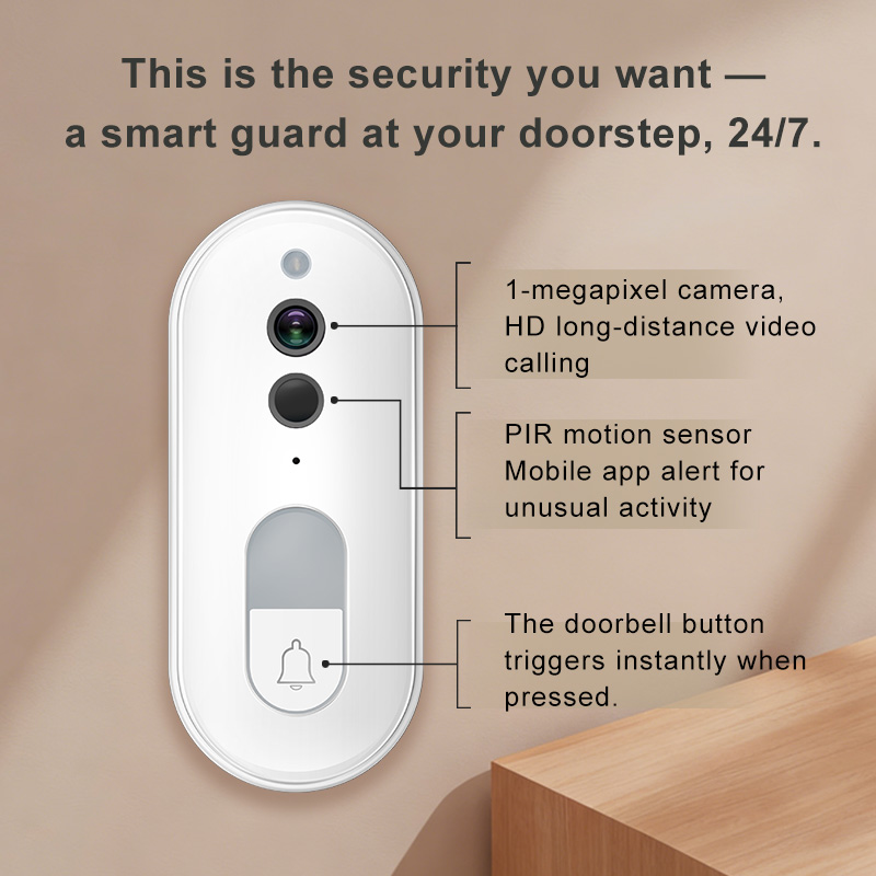 Tuya Smart Video Doorbell Wire - Home Security Monitoring Service review and price