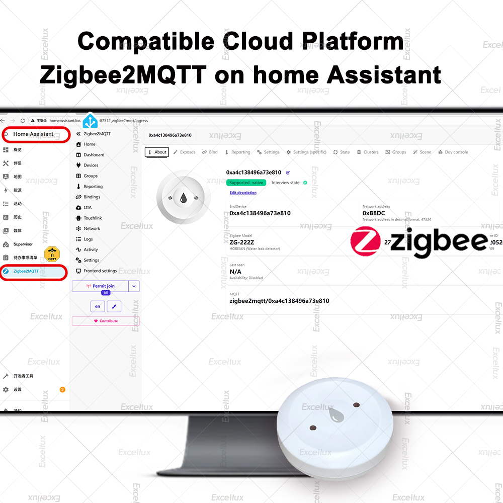 Zigbee Water Detector Leakage  - Home Security Alexa review and price