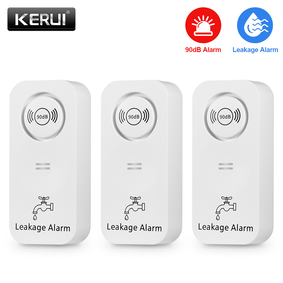 KERUI Wireless Water Sensor 90 - Home Security Outdoor review and price