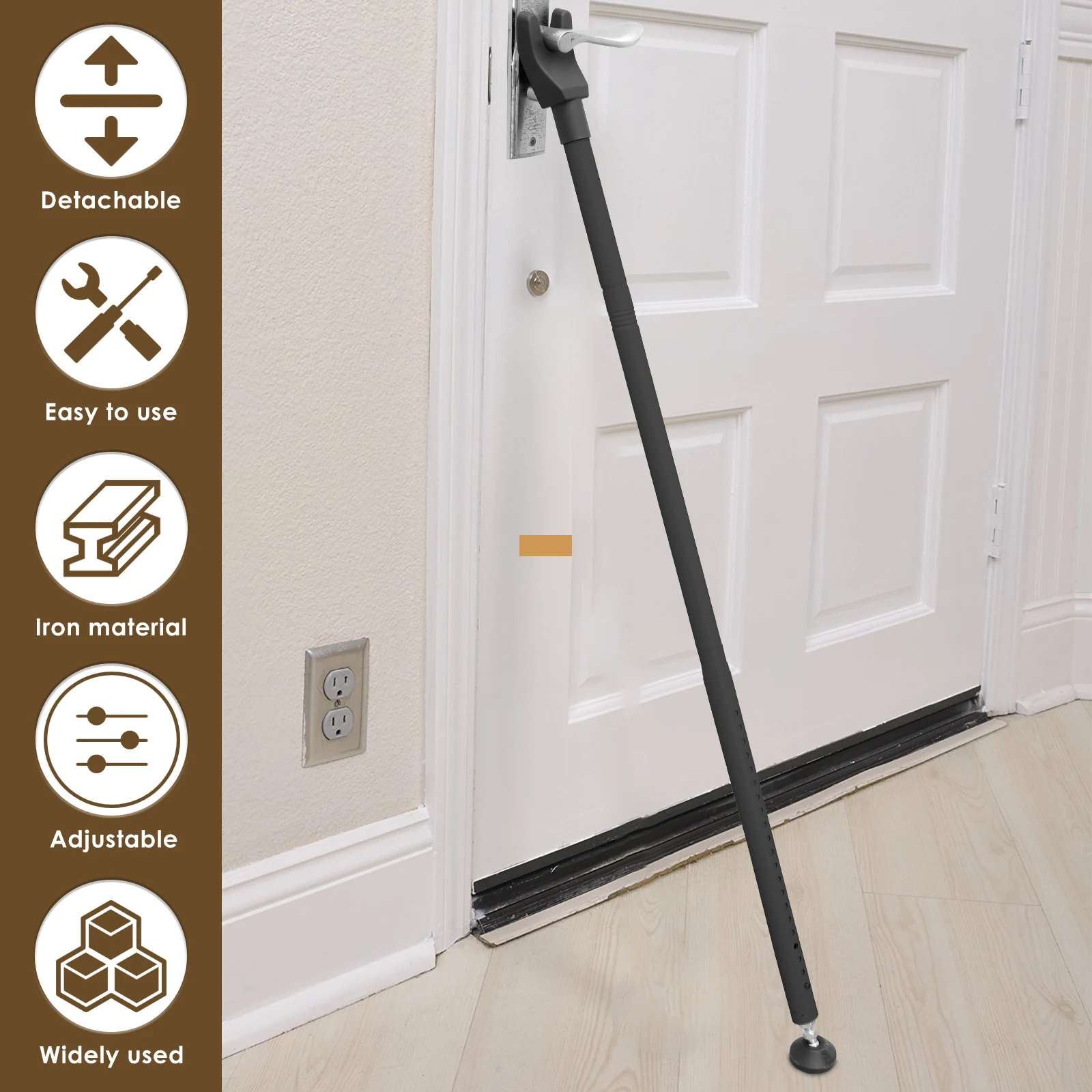 Sliding Door Lock Bar 44-55 In - Home Security Bars review and price