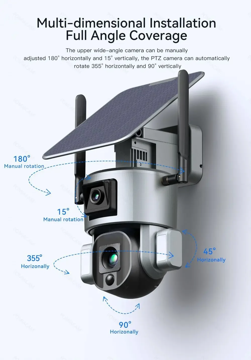 4G Wireless Solar Camera Dual  - Home Security Uk review and price