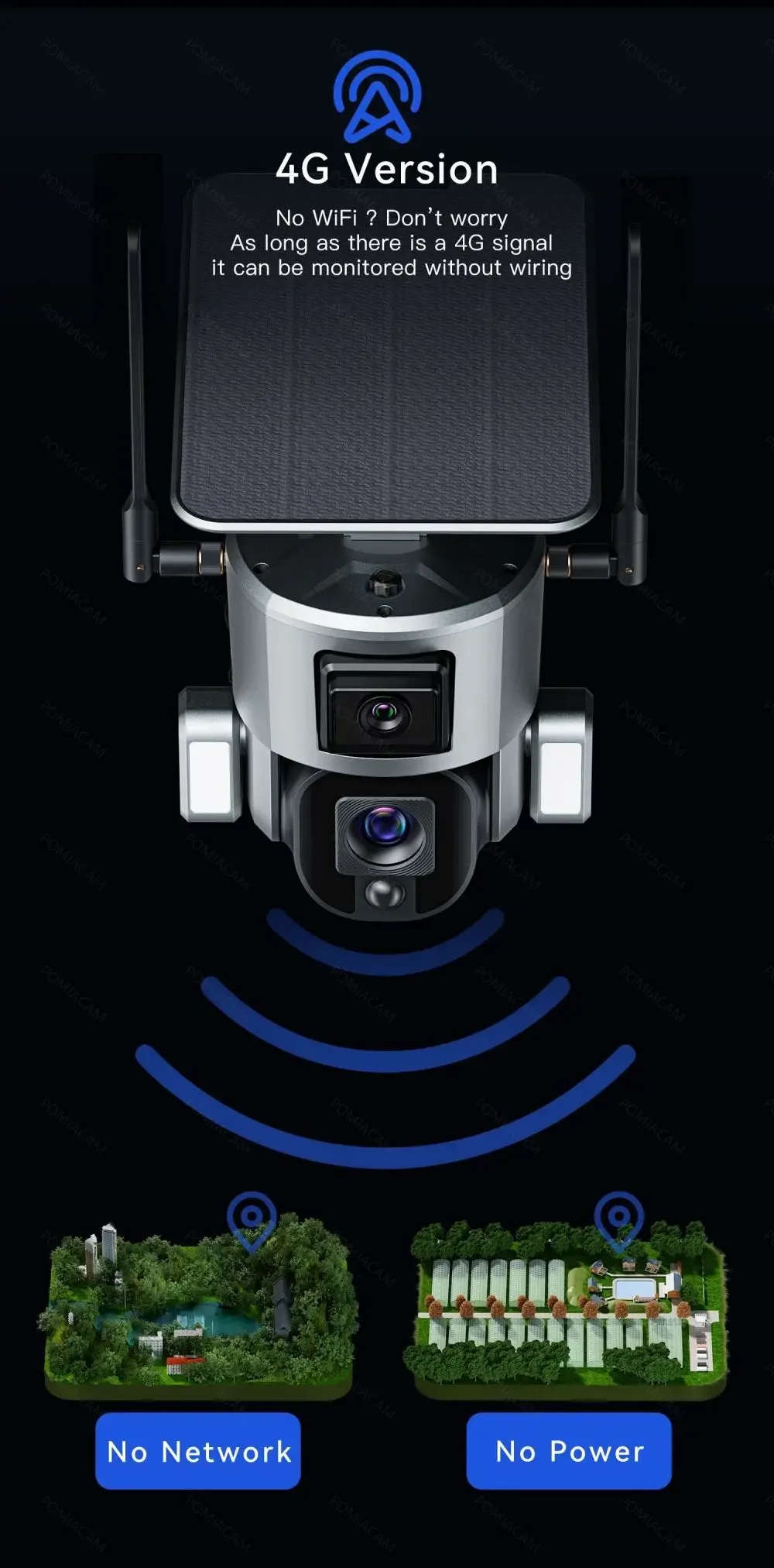 4G Wireless Solar Camera Dual  - Home Security Uk review and price
