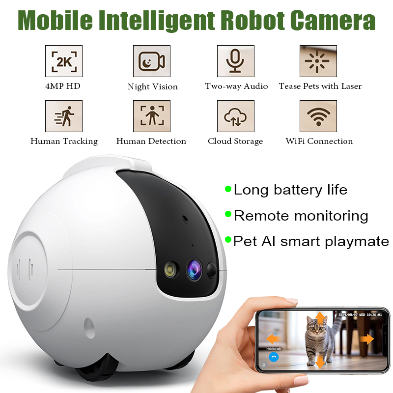 Home Care Security Camera Mobi - Home Security Robot Dog review and price