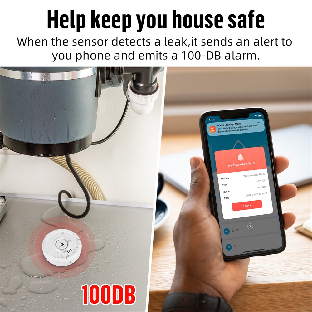 Fuers Water Leakage Detector S - Home Security Alexa review and price