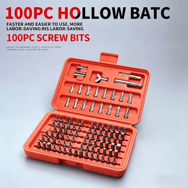 100PCS Screwdriver Bit Set, Ho - Home Security Bars review and price
