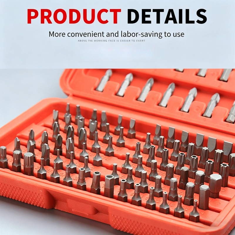 100PCS Screwdriver Bit Set, Ho - Home Security Bars review and price