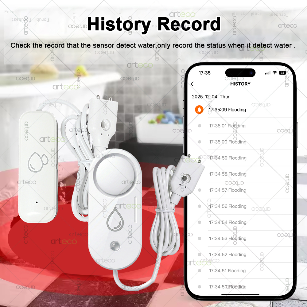 Zigbee Water Leakage Sensor Fl - Home Security App review and price