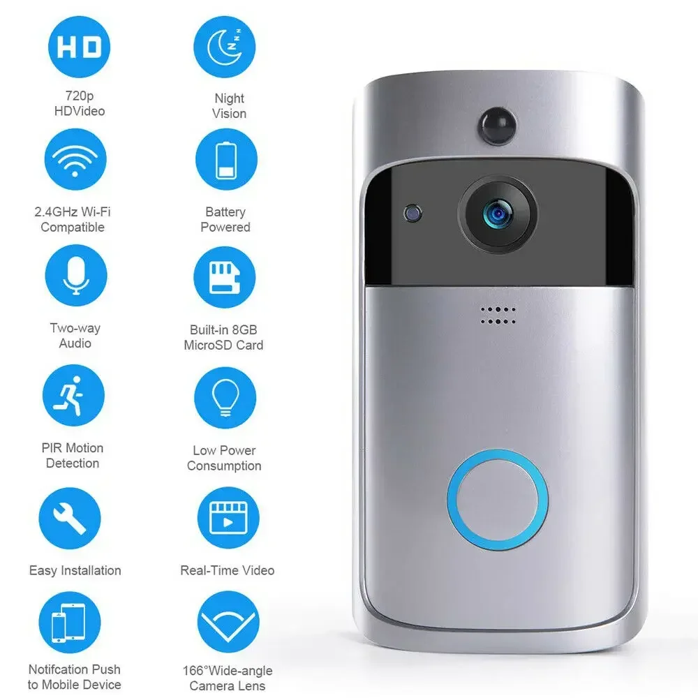 720P HD Smart Home Wireless WI - Home Security Monitoring Service review and price