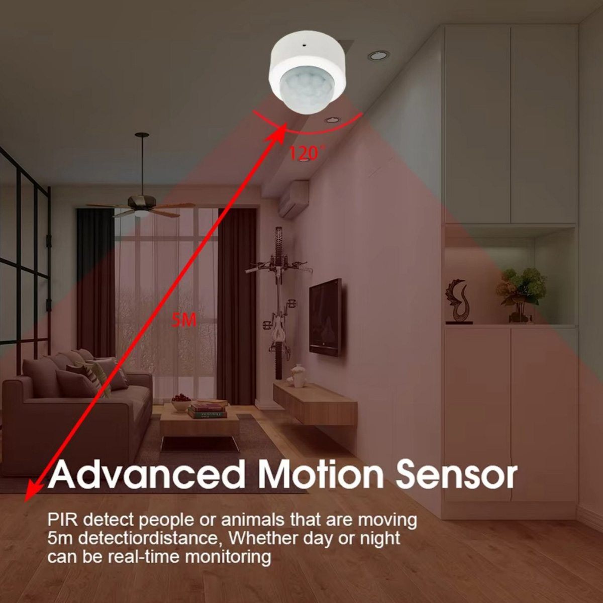 Zigbee3.0 Mini PIR Human Motio - Home Security Alexa review and price