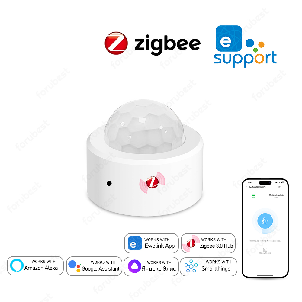 Zigbee 3.0 Human Motion Sensor - Home Security App review and price
