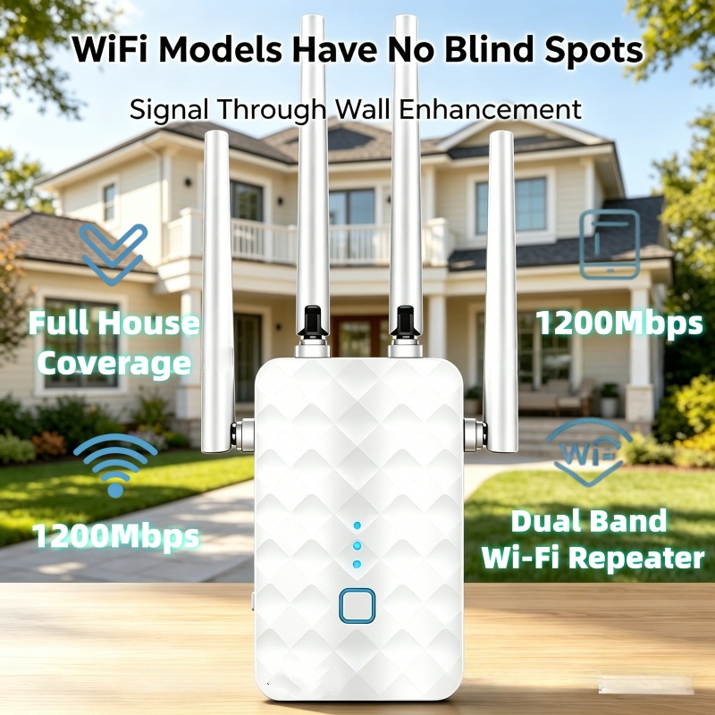 1200Mbps WiFi Repeater Wireles - Home Security Outdoor review and price