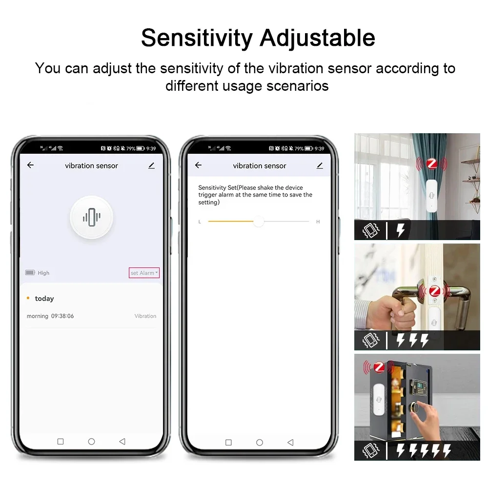 Tuya WiFi/Zigbee Smart Vibrati - Home Security App review and price