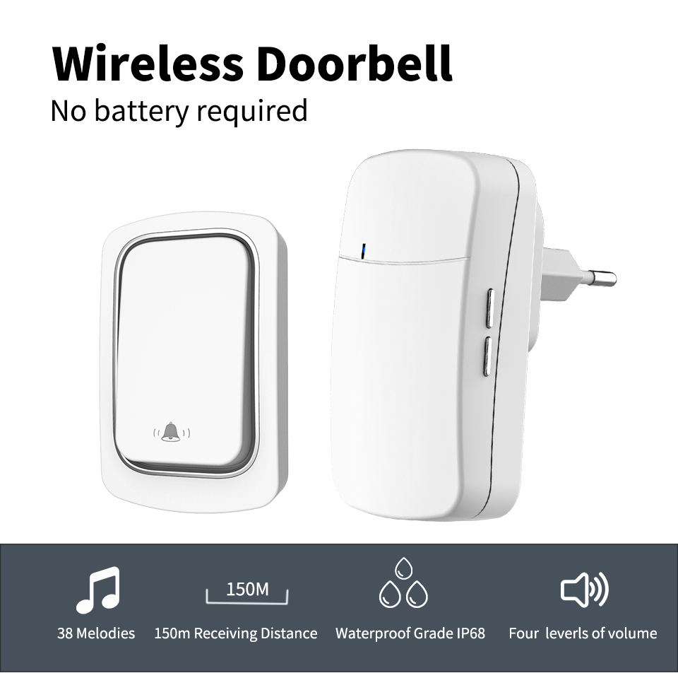 Wireless Doorbell Welcome Chim - Home Security Uk review and price