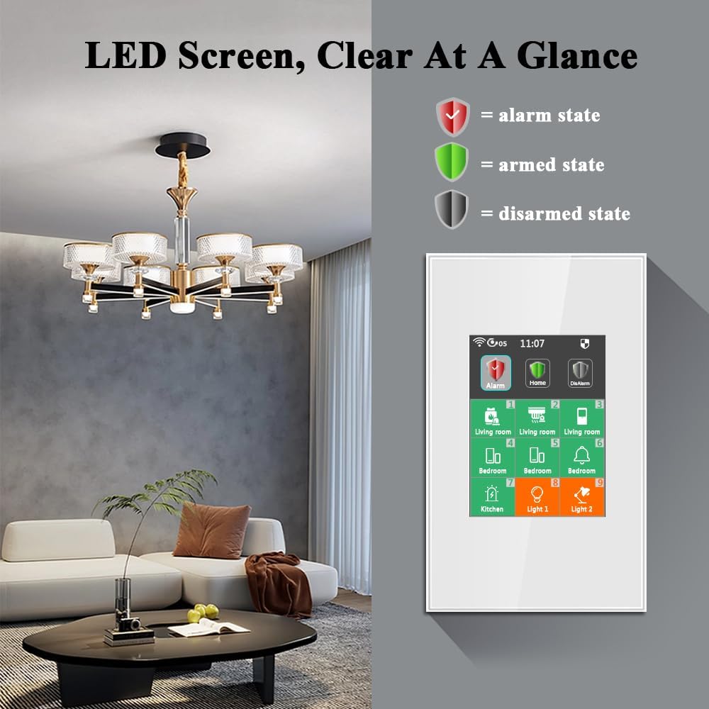 Lanbon LCD Smart Switch 433mhz - Home Security Uk review and price