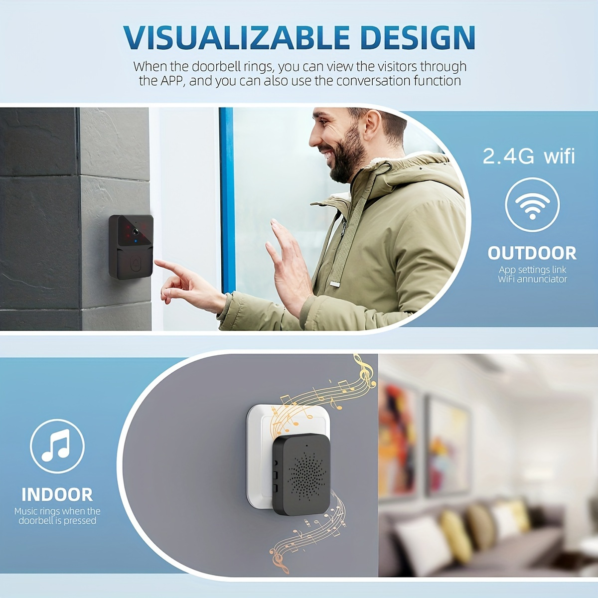 Tuya Wireless Smart Video Door - Home Security Monitoring Service review and price